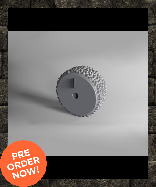 Texture wheel #1 - Medium round pores PRE-ORDER (7524324671746)